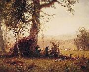 Albert Bierstadt Guerrilla_Warfare (Picket Duty In Virginia) Sweden oil painting artist